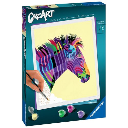 Artistique Creart - 24x30 Cm - Zebre