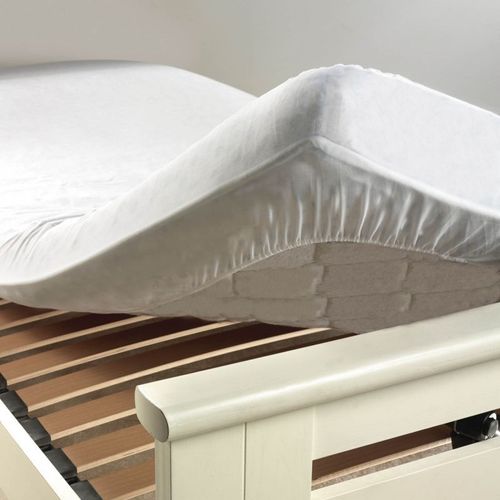 Protège Matelas Anti Acarien "Ponny Aa" 160x200cm Blanc