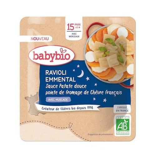 Ravoli Emmental Sauce Patate Douce Pointe De Fromage De Chèvre 190 G De Babybio