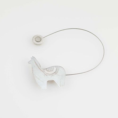 Embrasse De Rideau Aimantée "Yzma" 30cm Blanc