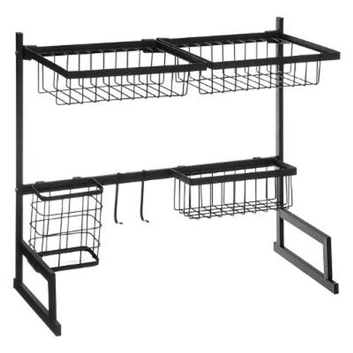 Organisateur D'évier "Blackmétal" 58cm Noir