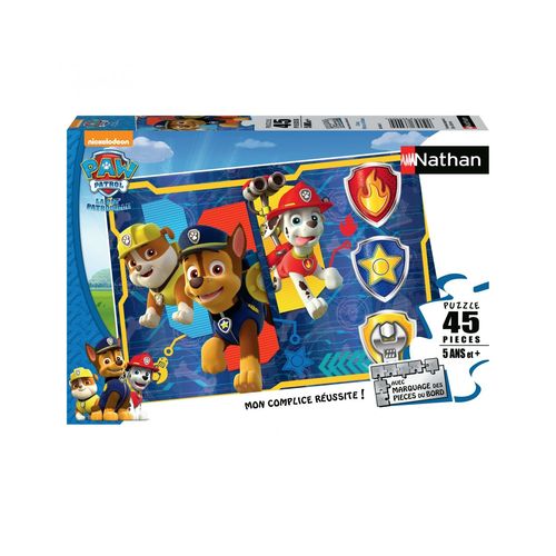 Puzzle N Nathan Puzzle 45 P - Chase, Marcus Et Ruben / Pat'patrouille