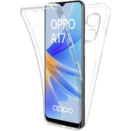 Coque Pour Oppo A17 4g/ Oppo A17k,Protection Intégrale Avant + Arrière En Rigide, Housse Etui Pochette Tactile Protection 360 Degré - Antichoc¿