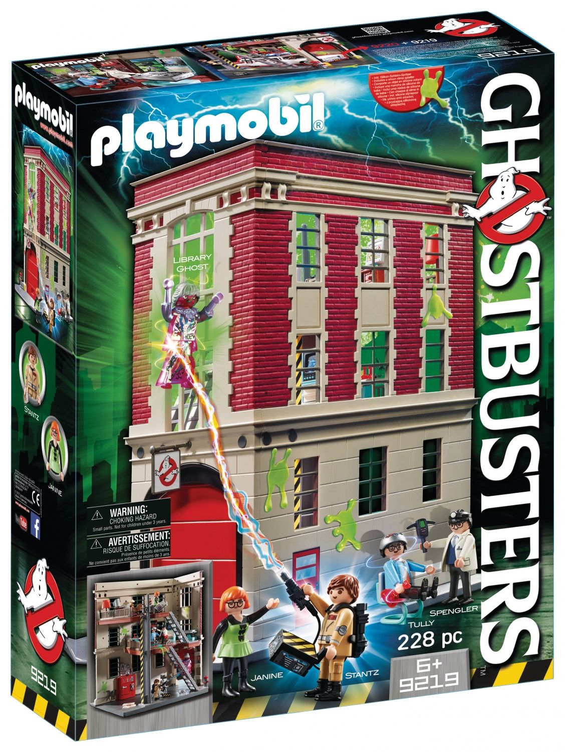 Playmobil 9219 - Quartier G�n�ral Ghostbusters