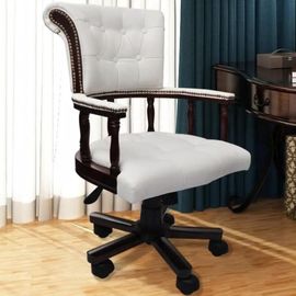 Prolenta Premium - Chaise De Bureau Pivotante Blanc