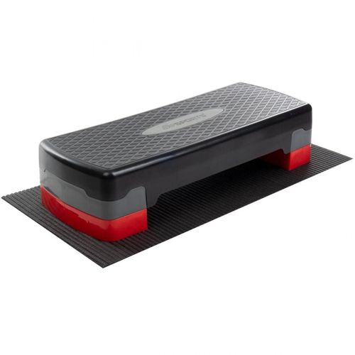 Scsports® Planche De Step - Tapis Inclus, Réglable En Hauteur 10-15 Cm, Antidérapant, Max. Env. 120 Kg - Stepper, Step D'aérobic, Fitness