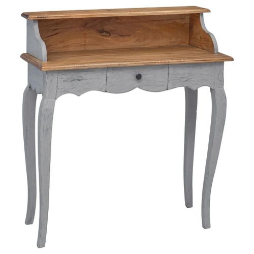 Prolenta Premium - Bureau D'écriture Bois D'acajou Massif 80x40x92 Cm