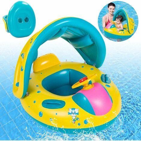 Bouée de natation pour bébé avec volant, siège de natation pour enfants,  piscine gonflable