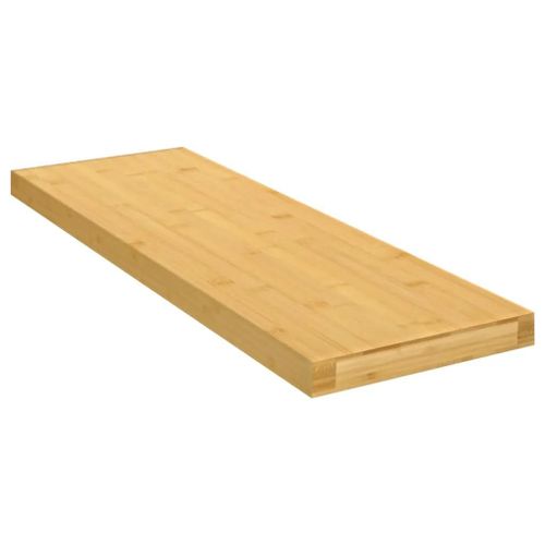 Prolenta Premium - Étagère Murale 60x20x2,5 Cm Bambou