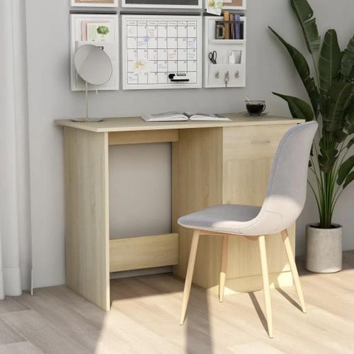 Prolenta Premium - Bureau Chêne Sonoma 100x50x76 Cm Bois D¿Ingénierie