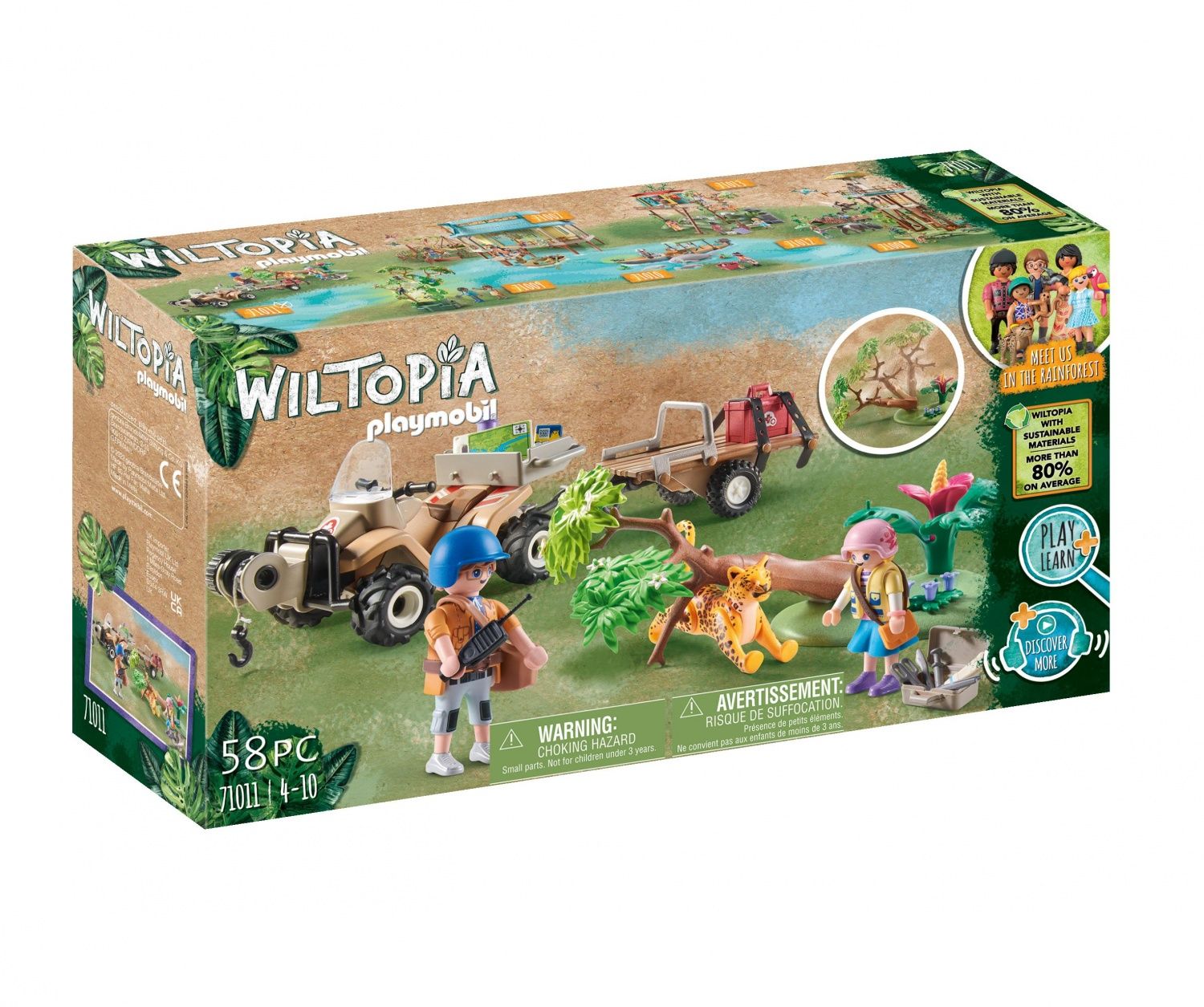 Playmobil Wiltopia 71011 - Quad De Secours Pour Animaux - 2