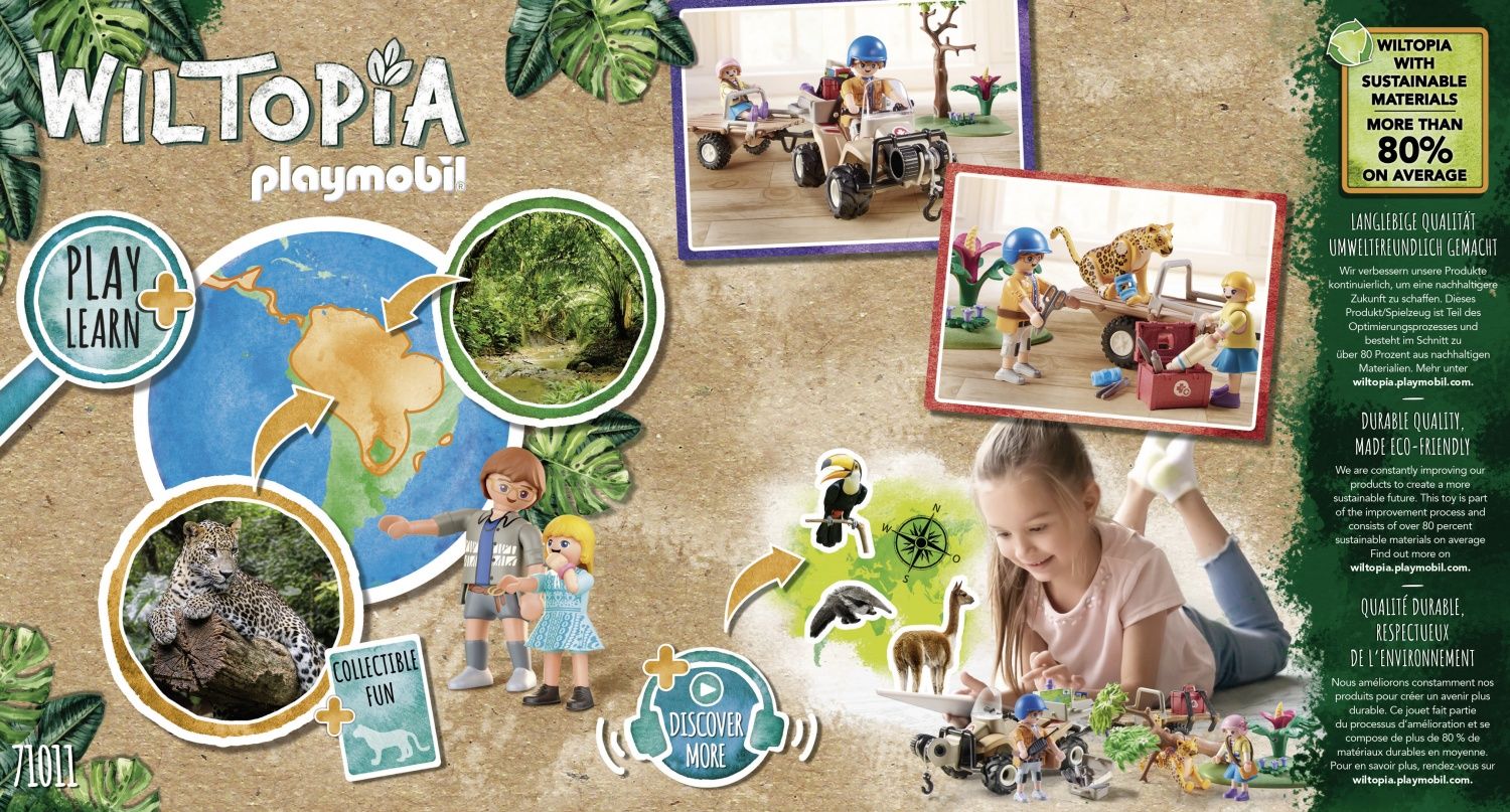 Playmobil Wiltopia 71011 - Quad De Secours Pour Animaux - 3