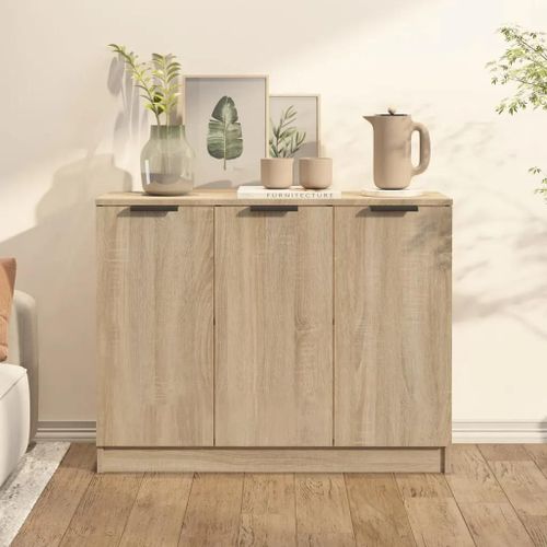 Prolenta Premium - Buffet Chêne Sonoma 90,5x30x70 Cm Bois D'ingénierie
