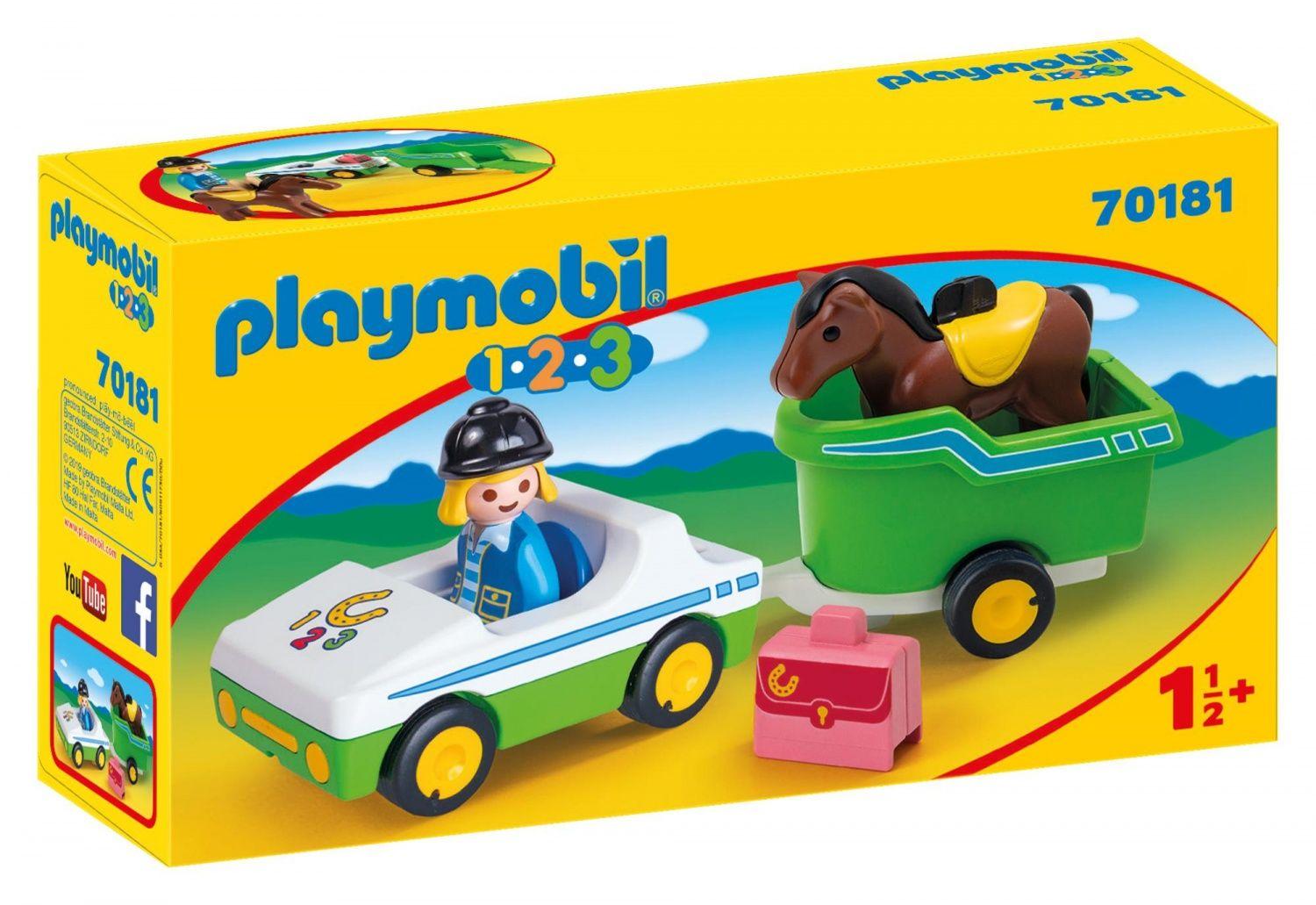 Playmobil 70186 - playmobil 1.2.3 - fusée et astronaute - La Poste