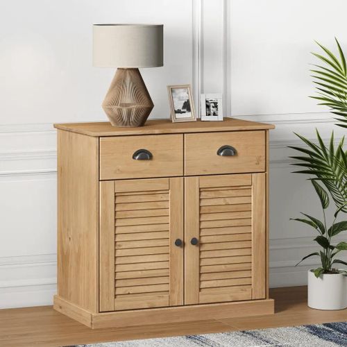 Prolenta Premium - Buffet Avec Tiroirs Vigo 78x40x75 Cm Bois Massif De Pin