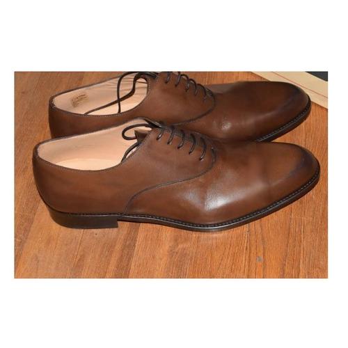 Richelieu One Cut Bexley Marron Chataigne Camel Tout Cuir Dessus Semelle Peau Dessous Dedans Collection Patine Ombre Chaussure Lacet Homme Elegant Cousu Hand Final 43