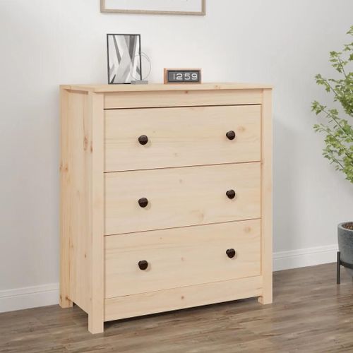 Prolenta Premium - Buffet 70x35x80 Cm Bois Massif De Pin