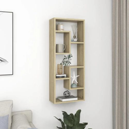 Prolenta Premium - Étagère Murale Chêne Sonoma 36x16x90 Cm Bois D'ingénierie