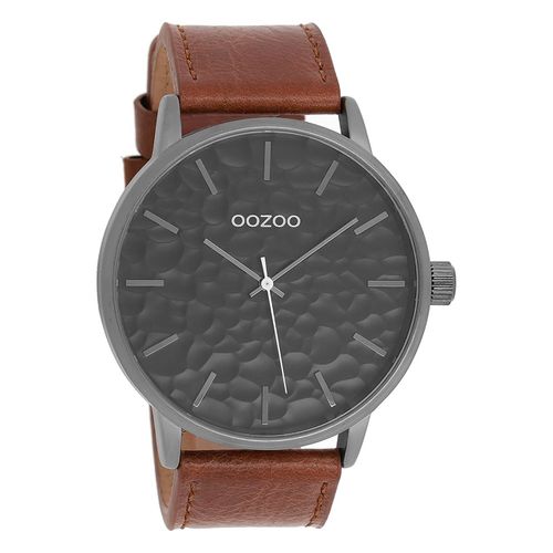Montre Pour Homme Oozoo Timepieces Analogique Cuir Marron Uoc9443a