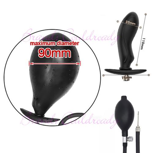 Plug Anal Gonflable En Silicone Pour Adulte, Massage De La Prostate, Jouets Sexuels, Gode, Pompe, Prolongateur D'anus, Super Gros