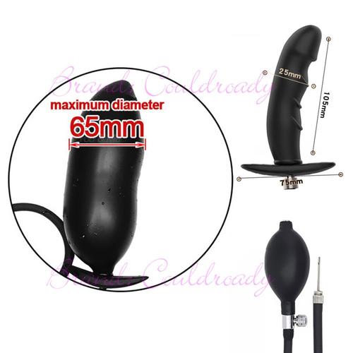 Plug Anal Gonflable En Silicone Pour Adulte, Massage De La Prostate, Jouets Sexuels, Gode, Pompe, Prolongateur D'anus, Super Gros