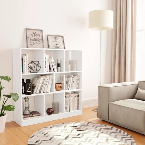 Prolenta Premium - Bibliothèque Blanc 97,5x29,5x100 Cm Bois D'ingénierie