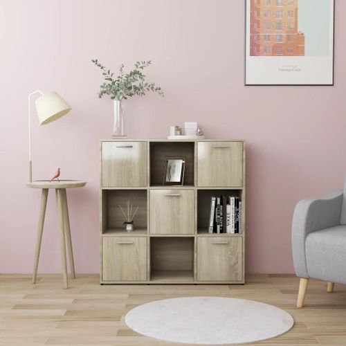 Prolenta Premium - Bibliothèque Chêne Sonoma 90x30x90 Cm Bois D¿Ingénierie