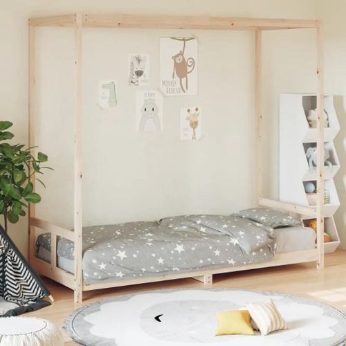 Prolenta Premium - Cadre de lit pour enfants 80x200 cm bois de pin massif