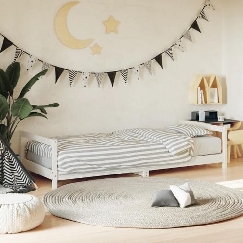 Prolenta Premium - Cadre de lit pour enfants blanc 90x190 cm bois de pin massif