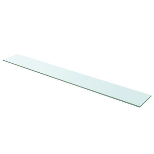 Prolenta Premium - Panneau D¿Étagère Verre Transparent 110 X 15 Cm