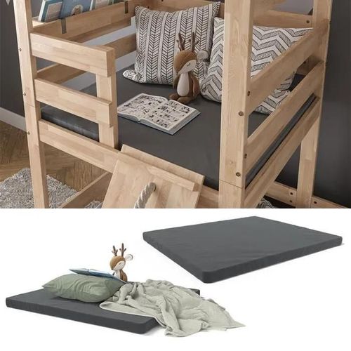 Vitalispa Matelas pour enfants Teddy 100 x 90 cm pour lit avec aire de jeux, matelas en mousse froide