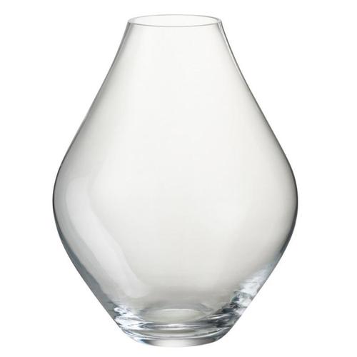 Paris Prix - Vase Design En Verre "cleo" 28cm Transparent