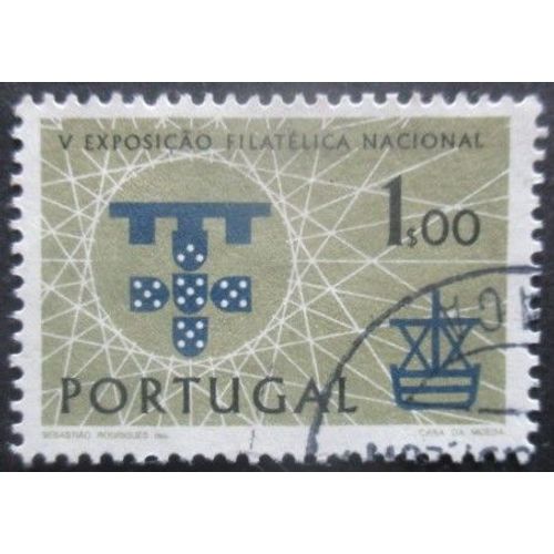 Portugal N°881 Expo Philatélique Oblitéré