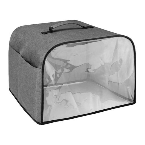 Couvercle de grille-pain avec poches de rangement,capuchon anti-poussière de cuisine durable,hotte pour friteuse à air,cuisson domestique JxBaking pour Ninja Foodi Grill - Type Gris foncé