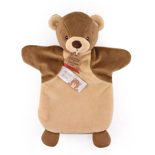 Marionnette À Main Ours 25 Cm De Doudou Et Compagnie