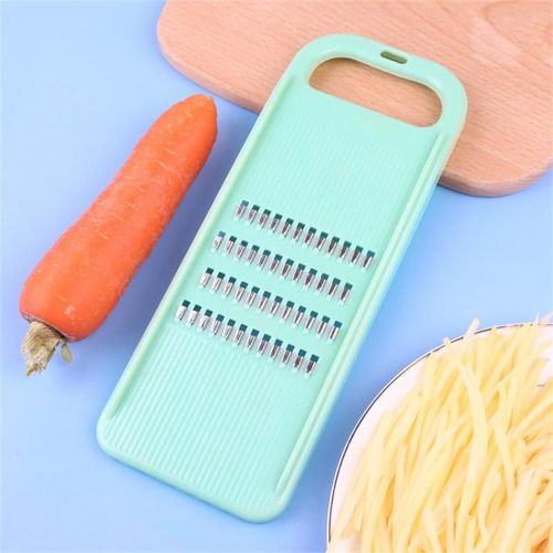 Râpe et trancheuse de carottes et de choux coréens,robot culinaire,coupeur manuel,accessoires de cuisine,fournitures utiles pour la maison - Type 01 green