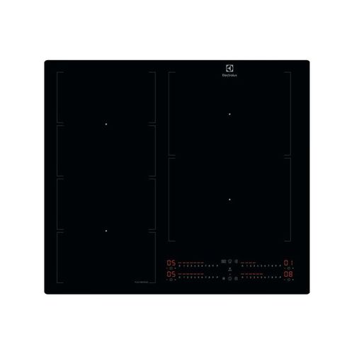 Electrolux - Table de cuisson induction 4 foyers 7350w zones modulables bridge largeur 58cm noir eiv66453i