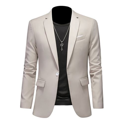 Blazer Formel Pour Hommes,Vestes Trempées Solides,Blazers D'affaires Décontractés,Mode Masculine,Fête De Mariage,Grande Taille,6xl-M,Printemps