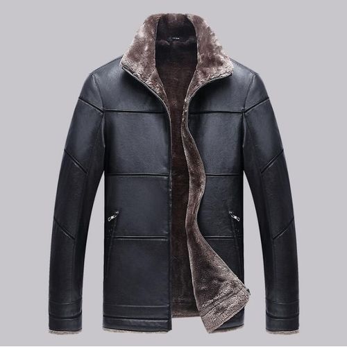 Manteaux De Fourrure Pour Hommes,Veste Slim À La Mode Pour Hommes,Vêtements En Cuir Épais Moins Chers,M-8xl