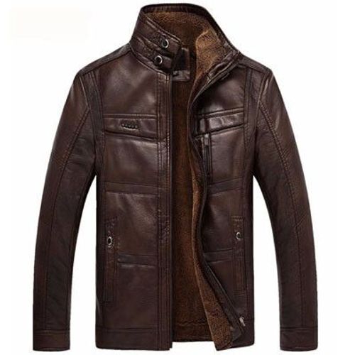 Veste D'hiver En Fausse Fourrure Pour Hommes,Veste En Cuir Pour Hommes,Marque De Haute Qualité,Oupillmen Business,Smile,2024