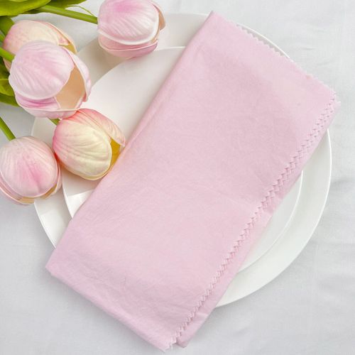 Serviettes De Table Essuie-Tout Lavables Et Réutilisables,6 Pièces,Couleur Rose,Coton,Pour Restaurant,Fêtes De Mariage,Quetable,36x36cm
