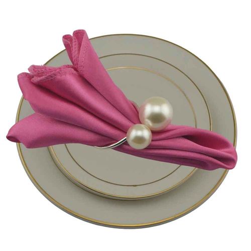 Lot De 48 Pièces De Serviettes Carrées En Satin De 32x32cm,Torchon Pour Mariage,Banquet,Décoration De Restaurant,Café,Thé,Satin