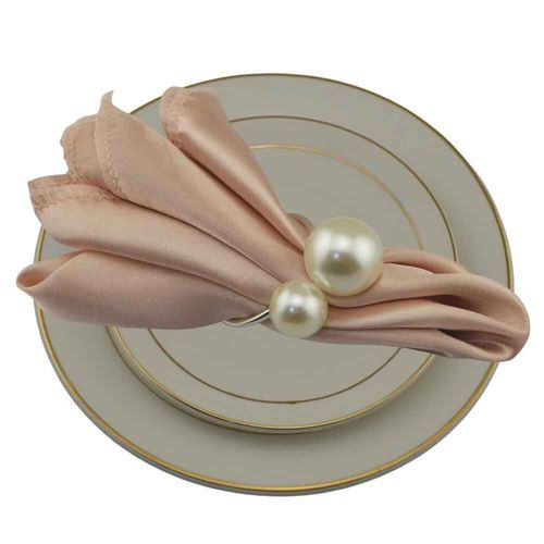 Lot De 48 Pièces De Serviettes Carrées En Satin De 32x32cm,Torchon Pour Mariage,Banquet,Décoration De Restaurant,Café,Thé,Satin