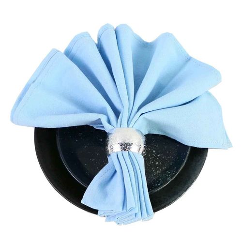 Serviettes De Cuisine En Tissu Bleu Poussiéreux,Torchons De Table À Thé Pour La Maison,Décoration De Mariage,Noël,Grill En Coton,30x45cm,50 Pièces