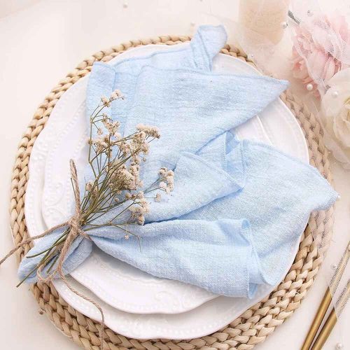 Serviette De Table Réutilisable En Gaze De Coton,Rose,Rétro,30x30cm,Pour Ixde Mariage,Noël,10 Pièces