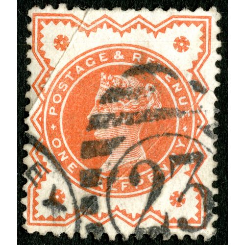 Timbre Oblitéré Angleterre, Postage & Revenue, One Half Penny