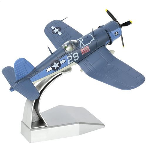 Échelle 1/72 Usa F-4u Corsair Fighter Modèle Seconde Guerre Mondiale Avion De Guerre Vintage En Métal Moulé Sous Pression Avion Militaire Pour Affichage