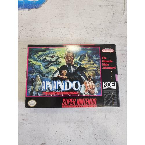 Inindo Way Of The Ninja - Import Us - Super Nintendo