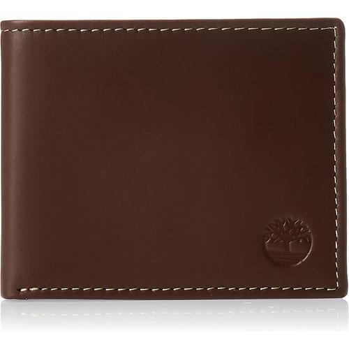 Cuir avec Poche À Rabat Attachée Accessoire de Voyage-Portefeuille à Deux Volets Homme