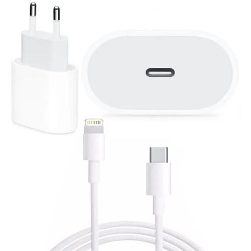Chargeur Rapide 20w + Cable De Charge Type C Vers Lightning 1 Mètre Compatible Pour Iphone 14 Pro Max - Yuan Yuan